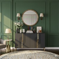 Dulăpior Hanah Home Meyra 120 Anthracite Gold