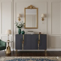 Dulăpior Hanah Home Meyra 120 Anthracite Gold imaginea #2 — magazin online Desire.md