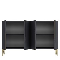 Dulăpior Hanah Home Meyra 120 Anthracite Gold imaginea #7 — magazin online Desire.md
