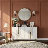 Dulăpior Hanah Home Meyra 120 White Gold