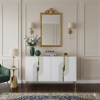 Dulăpior Hanah Home Meyra 120 White Gold imaginea #2 — magazin online Desire.md