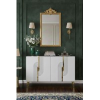 Dulăpior Hanah Home Meyra 120 White Gold imaginea #5 — magazin online Desire.md