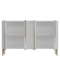 Dulăpior Hanah Home Meyra 120 White Gold imaginea #8 — magazin online Desire.md