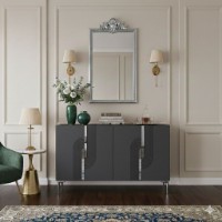 Dulăpior Hanah Home Meyra 120 Anthracite Silver imaginea #2 — magazin online Desire.md
