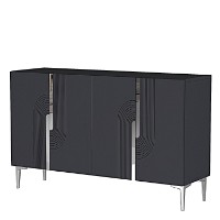 Dulăpior Hanah Home Meyra 120 Anthracite Silver imaginea #4 — magazin online Desire.md