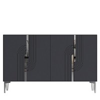 Dulăpior Hanah Home Meyra 120 Anthracite Silver imaginea #5 — magazin online Desire.md