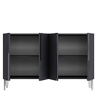 Dulăpior Hanah Home Meyra 120 Anthracite Silver imaginea #6 — magazin online Desire.md