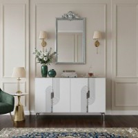 Dulăpior Hanah Home Meyra 120 White Silver imaginea #2 — magazin online Desire.md