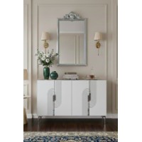Dulăpior Hanah Home Meyra 120 White Silver imaginea #3 — magazin online Desire.md