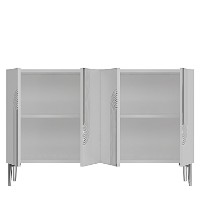 Dulăpior Hanah Home Meyra 120 White Silver imaginea #8 — magazin online Desire.md