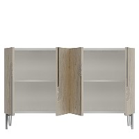Dulăpior Hanah Home Meyra 120 White Travertine Silver imaginea #6 — magazin online Desire.md