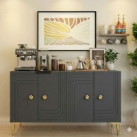 Dulăpior Hanah Home Lessi 120 Anthracite Gold imaginea #4 — magazin online Desire.md