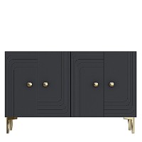 Dulăpior Hanah Home Lessi 120 Anthracite Gold imaginea #6 — magazin online Desire.md