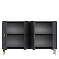 Dulăpior Hanah Home Lessi 120 Anthracite Gold imaginea #7 — magazin online Desire.md