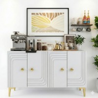 Dulăpior Hanah Home Lessi 120 White Gold imaginea #3 — magazin online Desire.md