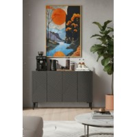 Dulăpior Hanah Home Ferro 120 Anthracite imaginea #2 — magazin online Desire.md
