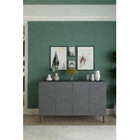 Dulăpior Hanah Home Ferro 120 Anthracite imaginea #3 — magazin online Desire.md