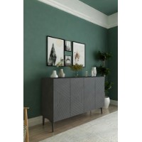 Dulăpior Hanah Home Ferro 120 Anthracite imaginea #4 — magazin online Desire.md