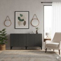 Dulăpior Hanah Home Resso 150 Anthracite imaginea #2 — magazin online Desire.md