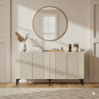 Dulăpior Hanah Home Resso 150 White Travertine