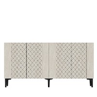 Dulăpior Hanah Home Resso 150 White Travertine imaginea #4 — magazin online Desire.md