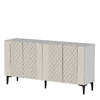 Dulăpior Hanah Home Resso 150 White Travertine imaginea #5 — magazin online Desire.md