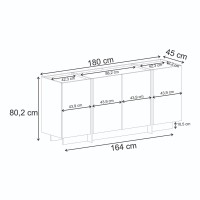 Dulăpior Hanah Home Dorma Travertine imaginea #9 — magazin online Desire.md