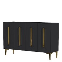 Dulăpior Hanah Home Rany 120 Anthracite Gold imaginea #3 — magazin online Desire.md