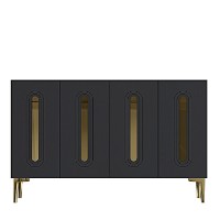Dulăpior Hanah Home Rany 120 Anthracite Gold imaginea #4 — magazin online Desire.md