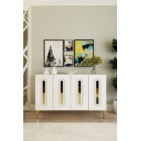 Dulăpior Hanah Home Rany 120 White Gold