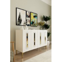 Dulăpior Hanah Home Rany 120 White Gold imaginea #2 — magazin online Desire.md