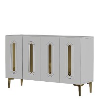 Dulăpior Hanah Home Rany 120 White Gold imaginea #3 — magazin online Desire.md