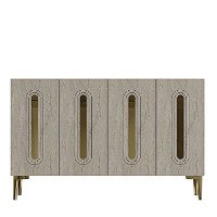 Dulăpior Hanah Home Rany 120 White Travertine Gold imaginea #4 — magazin online Desire.md
