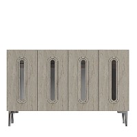 Dulăpior Hanah Home Rany 120 White Travertine Silver imaginea #4 — magazin online Desire.md
