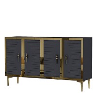 Dulăpior Hanah Home Tuna 120 Anthracite Gold imaginea #7 — magazin online Desire.md