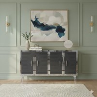 Dulăpior Hanah Home Tuna 120 Anthracite Silver