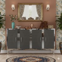 Dulăpior Hanah Home Tuna 120 Anthracite Silver imaginea #3 — magazin online Desire.md