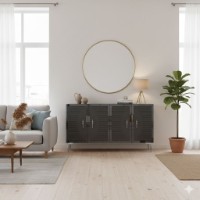 Dulăpior Hanah Home Tuna 120 Anthracite Silver imaginea #4 — magazin online Desire.md