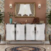 Dulăpior Hanah Home Tuna 120 White Silver imaginea #3 — magazin online Desire.md