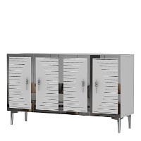 Dulăpior Hanah Home Tuna 120 White Silver imaginea #6 — magazin online Desire.md
