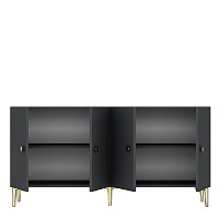 Dulăpior Hanah Home Simple 150 Anthracite Gold imaginea #7 — magazin online Desire.md