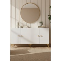 Dulăpior Hanah Home Simple 150 White Gold