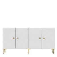 Dulăpior Hanah Home Simple 150 White Gold imaginea #6 — magazin online Desire.md
