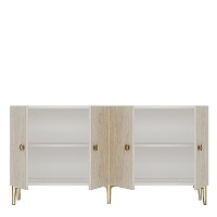 Dulăpior Hanah Home Simple 150 White Travertine Gold imaginea #7 — magazin online Desire.md