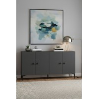Dulăpior Hanah Home Pella 150 Anthracite imaginea #2 — magazin online Desire.md