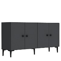 Dulăpior Hanah Home Pella 150 Anthracite imaginea #5 — magazin online Desire.md