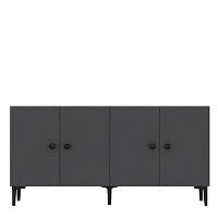 Dulăpior Hanah Home Pella 150 Anthracite imaginea #6 — magazin online Desire.md
