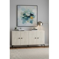 Dulăpior Hanah Home Pella 150 White Travertine