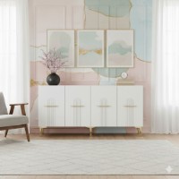 Тумба Hanah Home Ida 150 White Gold фото №4 — интернет-магазин Desire.md