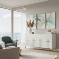 Тумба Hanah Home Ida 150 White Gold фото №5 — интернет-магазин Desire.md